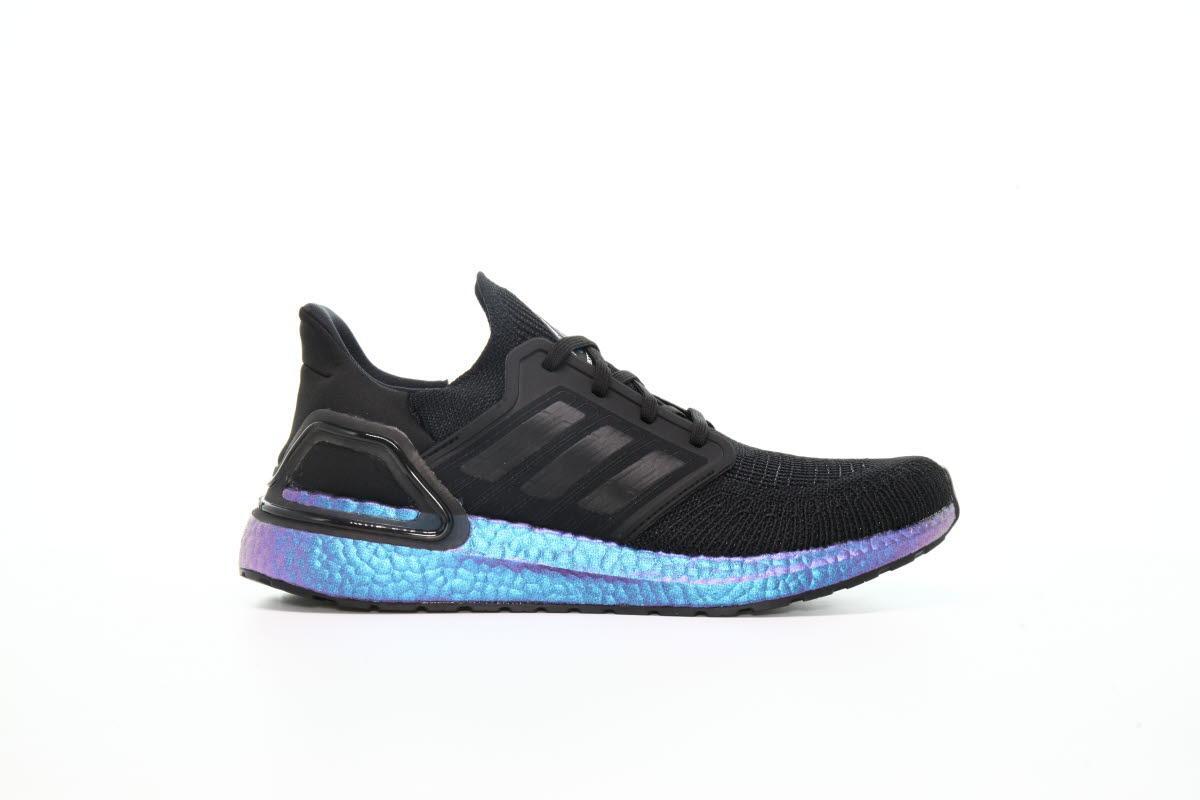 Exclusive adidas Performance Ultraboost 20 ISS US National Lab "Core Black" — 3.5 — Front View