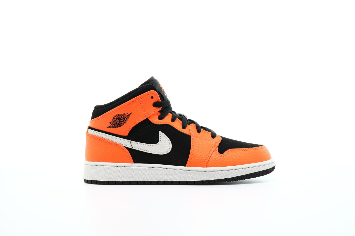 Exclusive Air Jordan 1 Mid (GS) "Black" — 3.5Y — Front View