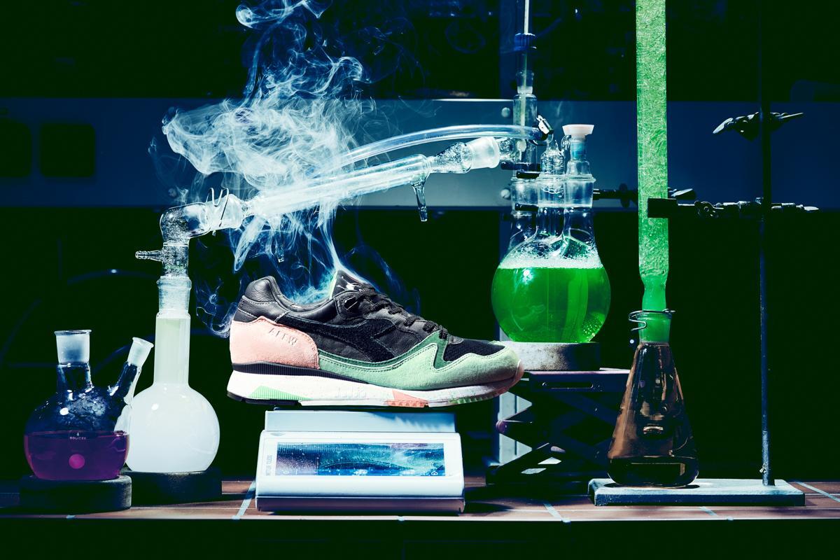Exclusive Diadora x Afew V7000 "The Cure" — 1.5 — Front View