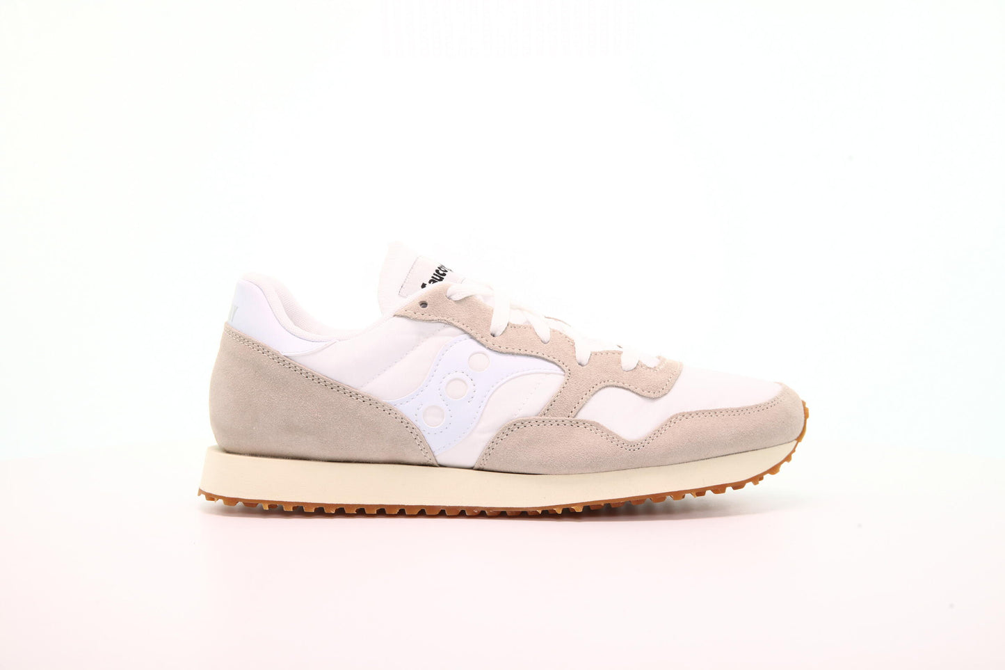 Exclusive Saucony DXN TRAINER VINTAGE "White" — 4.5 — Front View