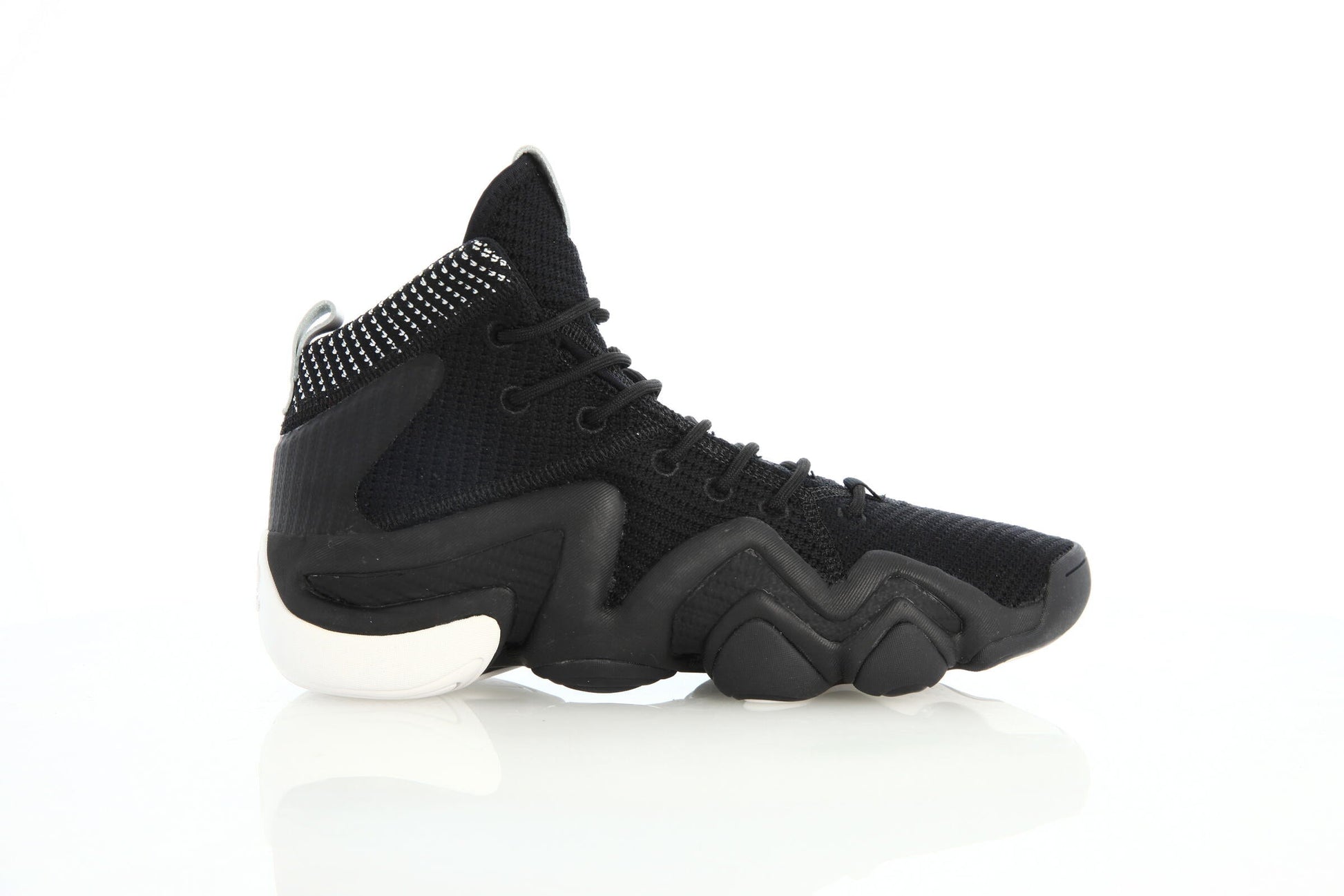 Exclusive adidas Originals Crazy 8 Adv Primeknit "Core Black" — 3.5 — Front View