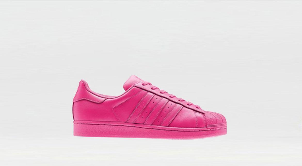Exclusive adidas Originals x Pharrell Superstar Supercolor "Green" — 3.5 — Front View