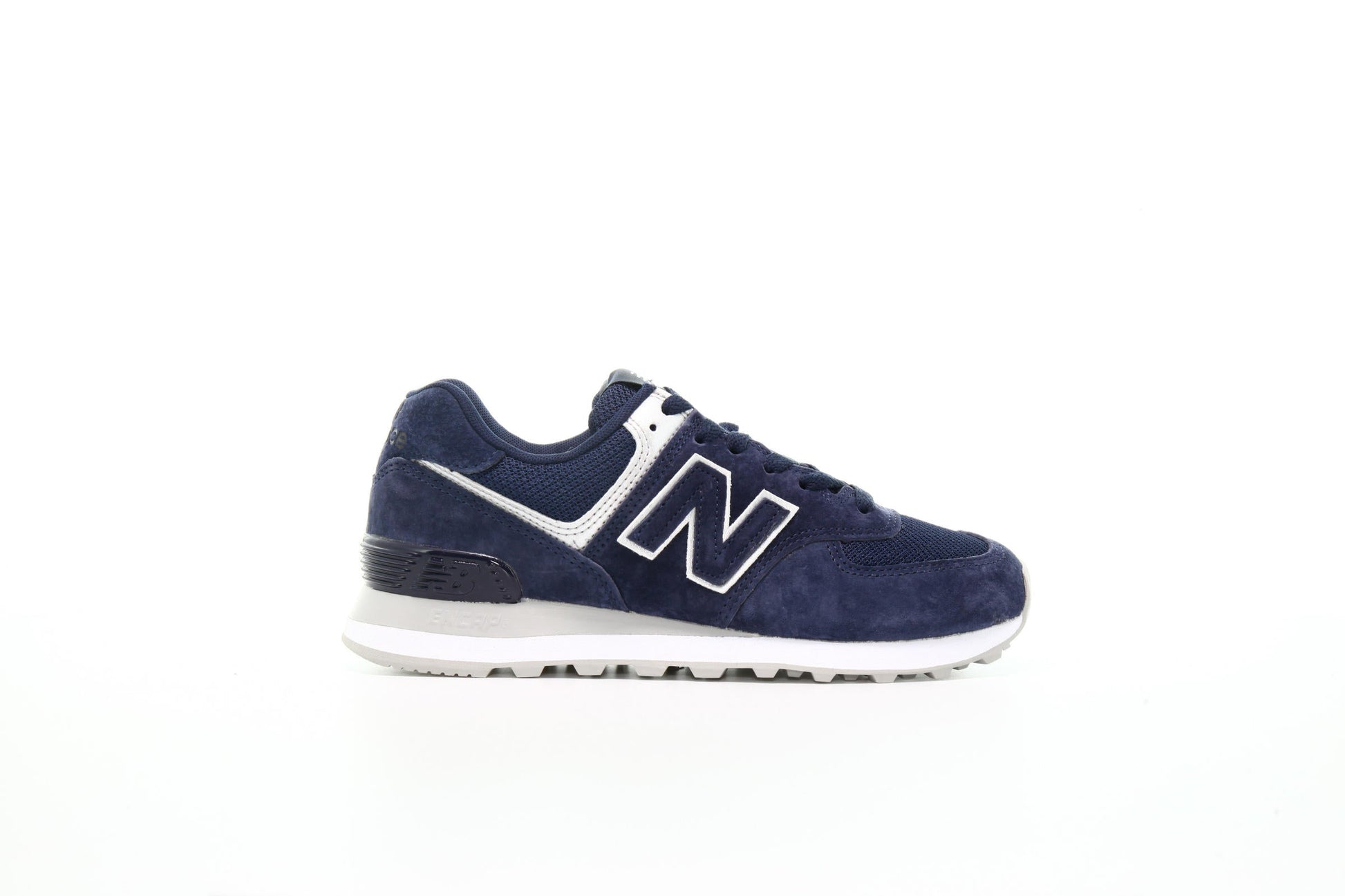 Exclusive New Balance WL 574 EY "Navy" — 3 — Front View