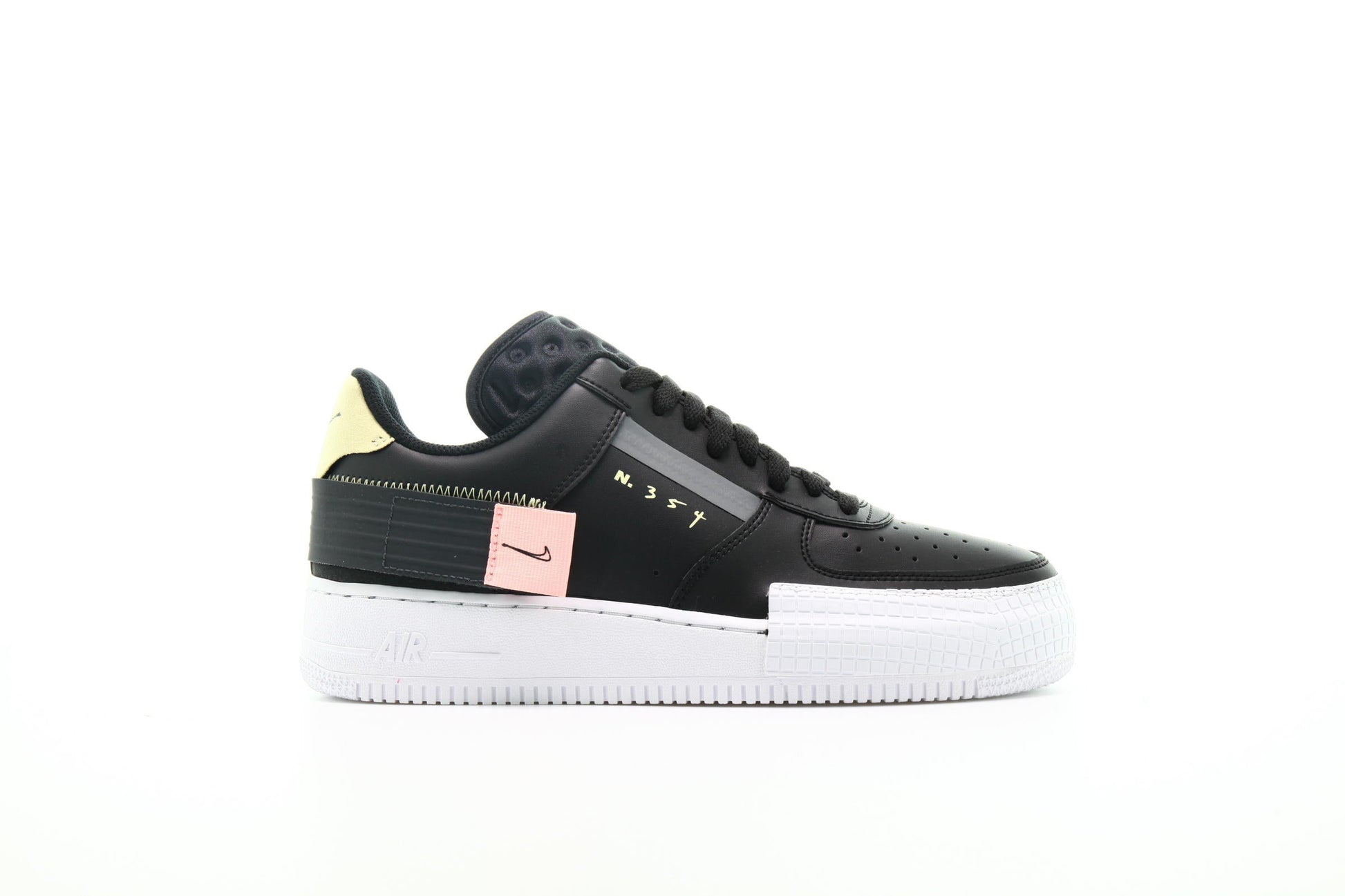 Exclusive Nike Air Force 1 Type "Black" — 3.5 — Front View