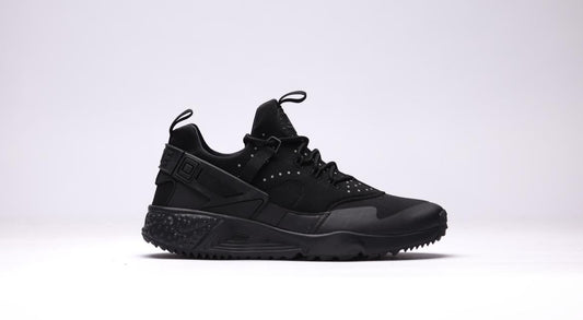 Exclusive Nike Air Huarache Utility "Triple Black" — 3.5 — Front View