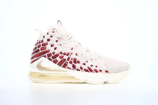 Exclusive Nike LeBron 17 Premium "Desert Sand" — 3.5 — Front View