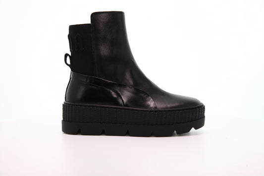 Exclusive Puma Chelsea Sneaker Boot Wn's "Puma Black" — 4 — Front View