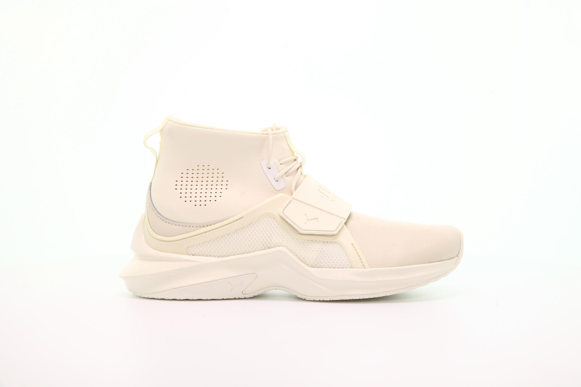 Exclusive Puma The Trainer Hi Wm's by Fenty "Whisper White" — 4 — Front View