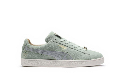 Exclusive Puma x Sonra Suede Classic "Green Lily" — 4 — Front View